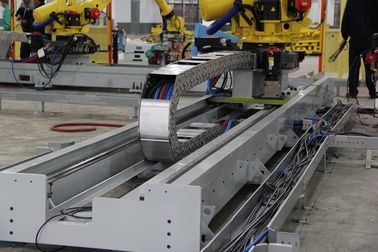 Transportation Industrial Robotic Linear Track , Long Stroke 7th Axis Up To 70m